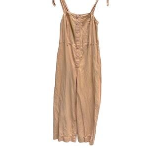 APIECE APART Deia Jumpsuit in Desert
Pink Sz 2 Linen Cotton Peach Nude Wide
Leg